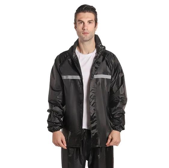 Capa Chuva Moto Impermeavel PVC Capuz 100% PVC L Menor preço em Capa Chuva Moto Impermeavel PVC Capuz 100% PVC L
