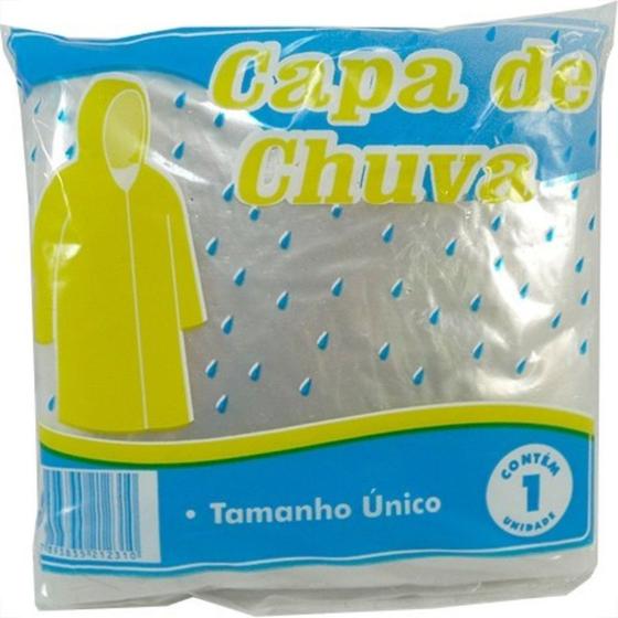Imagem de Capa Chuva Rogerio Lima Descartavel Transparente 1