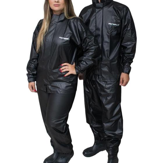 Imagem de Capa Chuva Roupa Conjunto Motoqueiro Motoboy Impermeável POP