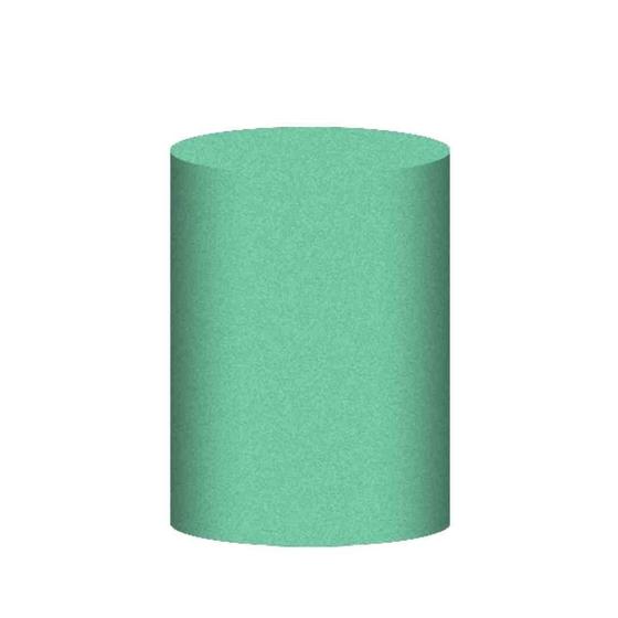 Imagem de Capa Cilindro Cor Lisa 3D Em Tecido Com Elástico Tamanho G