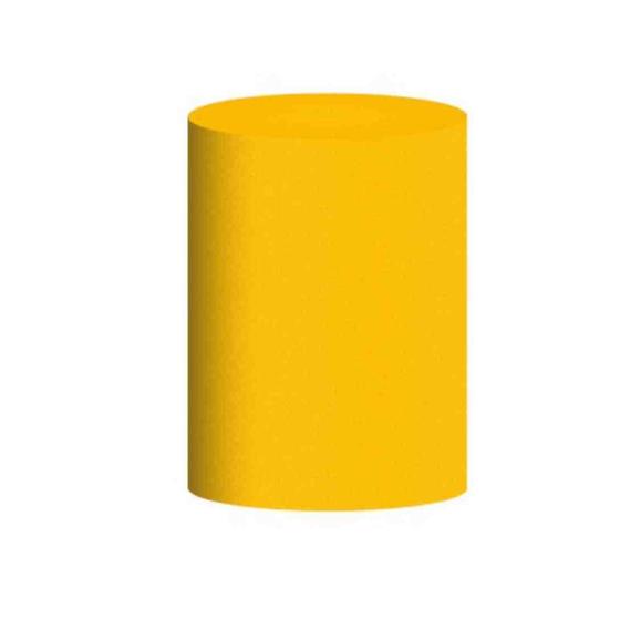Imagem de Capa Cilindro Cor Lisa 3D Em Tecido Com Elástico Tamanho P