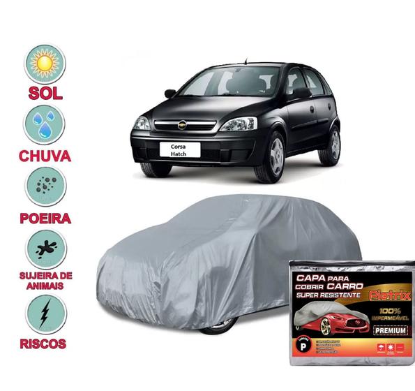 Imagem de Capa Cobrir Carro Corsa Hatch 100% Impermeável Proteção Total PIETRIX