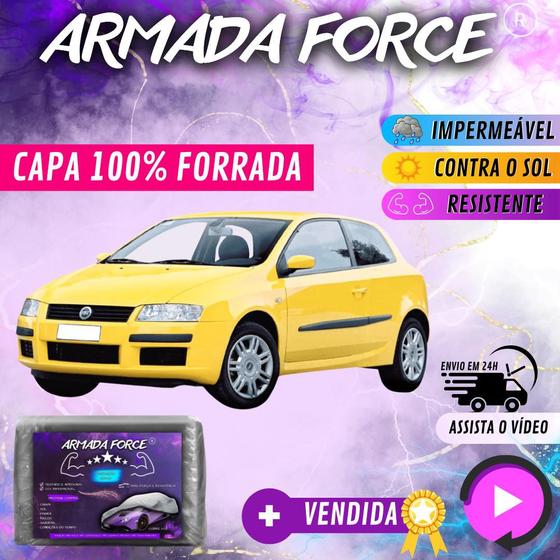 Capa Cobrir Carro FIAT STILO 100% Forrada Armada Force 100% Impermeável Forro Total Protege Sol Chuva Poeira Lona Proteção Automotiva Hatch e Sedan Imagem de Capa Cobrir Carro FIAT STILO 100% Forrada Armada Force 100% Impermeável Forro Total Protege Sol Chuva Poeira Lona Proteção Automotiva Hatch e Sedan