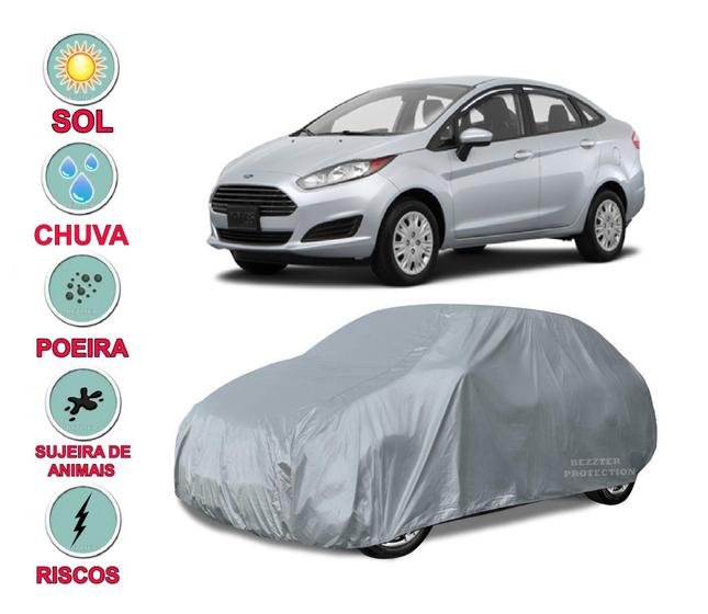Imagem de Capa cobrir carro Fiesta Sedan 100% Impermeável Proteção Total Bezzter