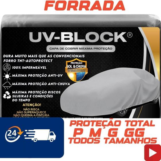 Imagem de Capa Cobrir Carro Forrada C4 Pallas Impermeável Uv-Block