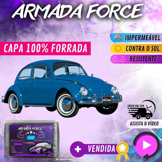 Capa Cobrir Carro FUSCA ANTIGO 100% Forrada Armada Force 100% Impermeável Forro Total Protege Sol Chuva Poeira Lona Proteção Automotiva Hatch e Sedan Menor preço em Capa Cobrir Carro FUSCA ANTIGO 100% Forrada Armada Force 100% Impermeável Forro Total Protege Sol Chuva Poeira Lona Proteção Automotiva Hatch e Sedan