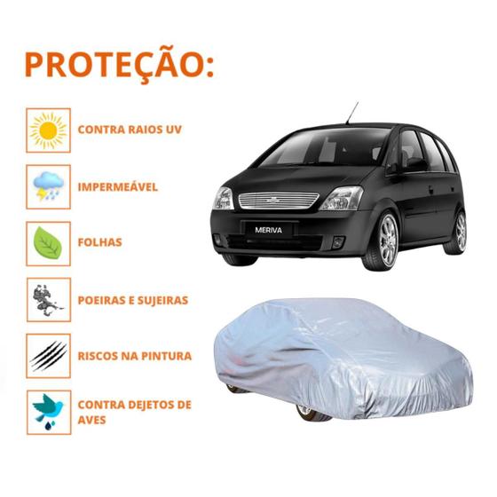 Imagem de Capa Cobrir Carro Meriva Com Qualidade Proteção Impermeável