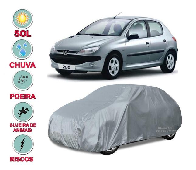 Imagem de Capa Cobrir Carro Peugeot 206 Impermeável Proteção