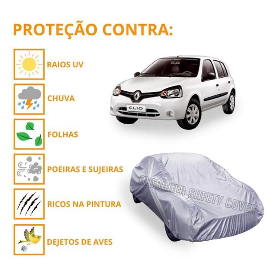 Imagem de Capa Cobrir Carro Renault Clio Hatch Proteção Impermeável