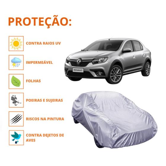 Imagem de Capa Cobrir Carro Renault Logan com Proteção Impermeável