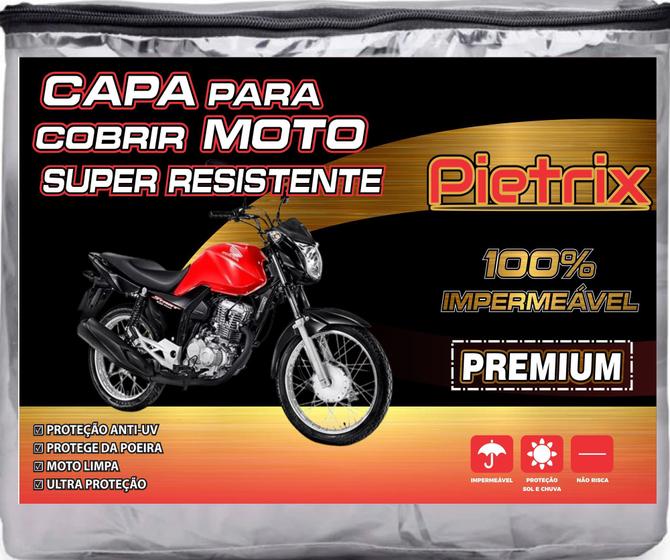 Imagem de Capa Cobrir Moto Honda POP 110 100 % Forrada e 100% Impermeável PIETRIX