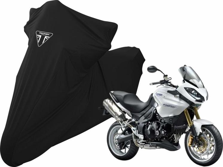 Imagem de Capa Cobrir Moto Triumph Tiger 1050 De Tecido Lycra