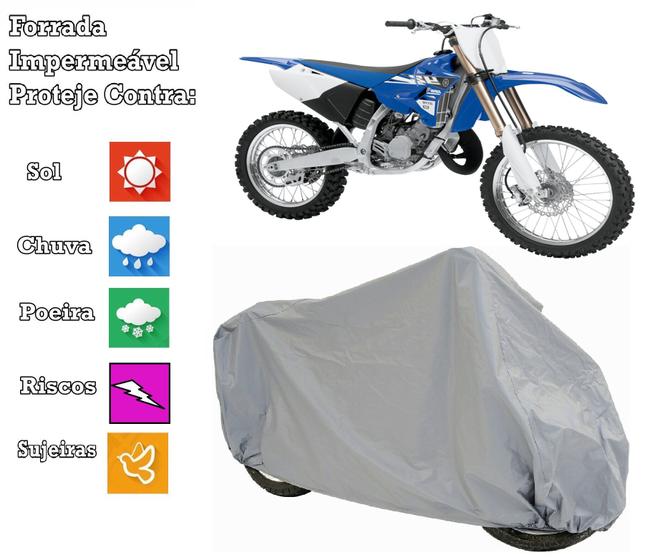 Imagem de Capa cobrir moto YZ 250 100% Impermeável Proteção Total Bezzter