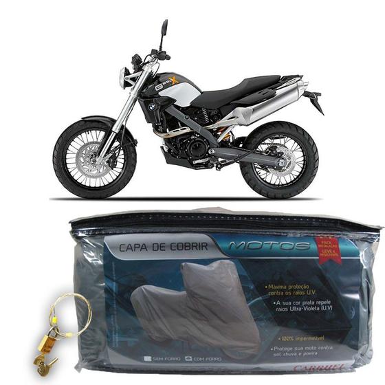 Imagem de Capa com cadeado para cobrir BMW 650 GS Sertão G(206)