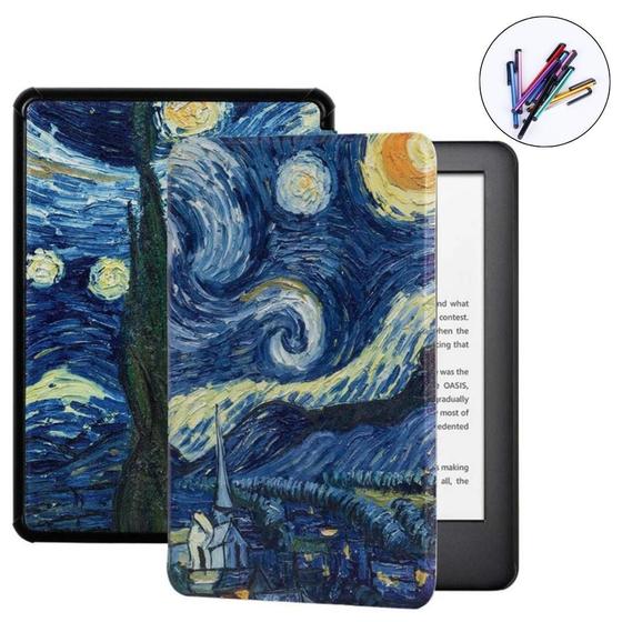 Imagem de Capa Com Estampa Para Kindle 11 Básico C2V2L3 + Caneta Touch