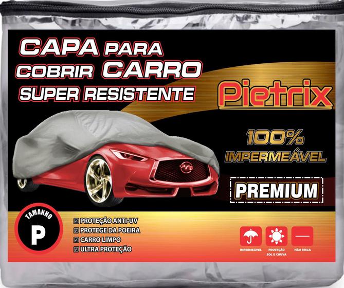 Imagem de Capa com forro cobrir carro Ford Fiesta Hatch 100% Impermeável Proteção