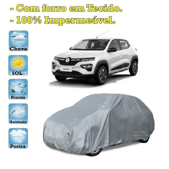 Imagem de Capa com forro cobrir carro Renault Kwid 100% Impermeável Proteção Bezzter