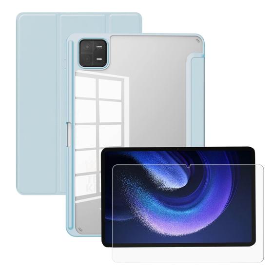 Imagem de Capa Com Função Auto Sleep/ Wake Para Xiaomi Pad6 + Película