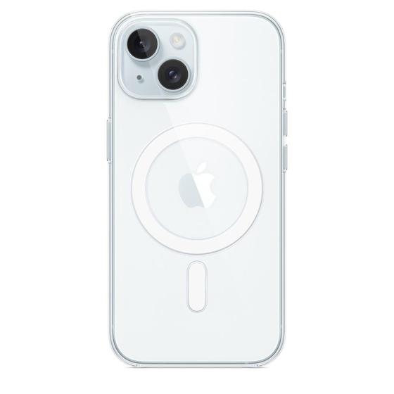 Capa com MagSafe para iPhone 15, Apple, Transparente Menor preço em Capa com MagSafe para iPhone 15, Apple, Transparente