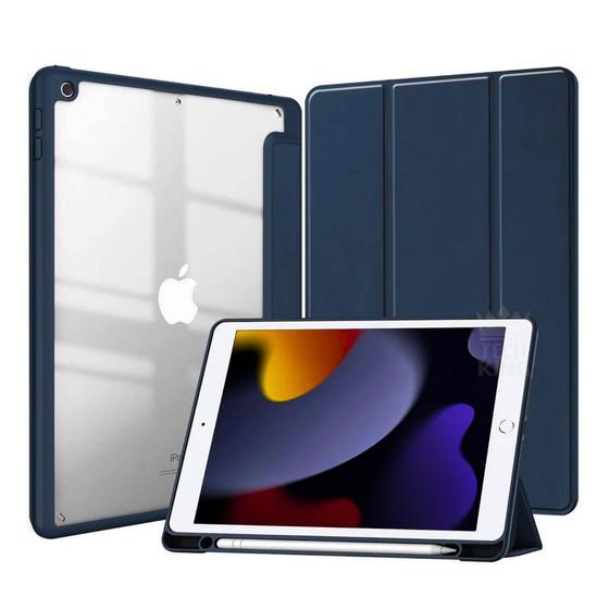 Imagem de Capa Com Slot Para Caneta Compativel Com iPad 7ª 10,2'' 2019