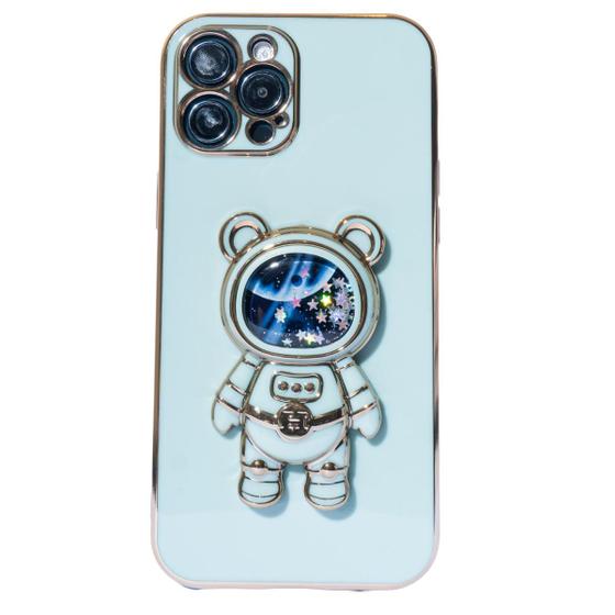 Imagem de Capa com Suporte de Astronauta Galvanizado Compatível com Iphone