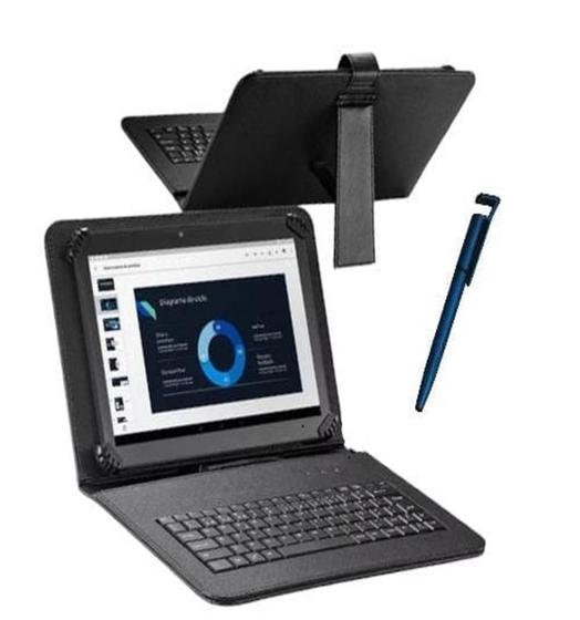 Imagem de Capa Com Teclado Acoplado Para  Galaxy Tab S3 9.7 + Caneta