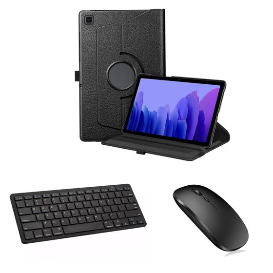 Imagem de Capa com teclado bluetooth e Mouse para tablet Samsung S6 Lite P615