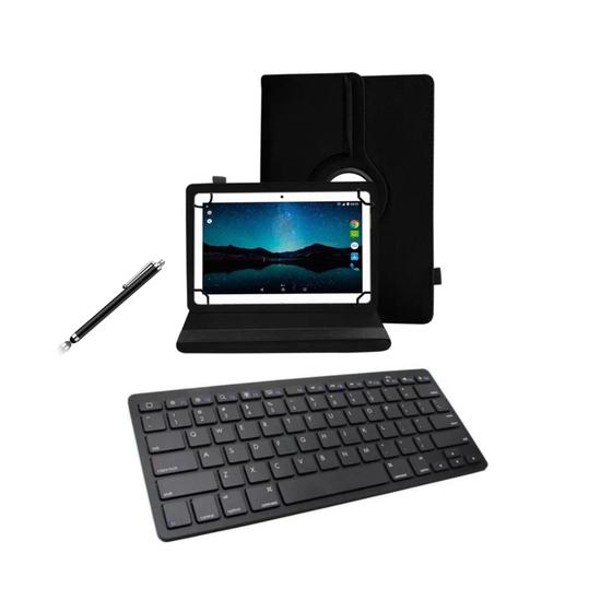 Capa Com Teclado + Caneta Touch Para Positivo Vision Tab 10.1 Menor preço em Capa Com Teclado + Caneta Touch Para Positivo Vision Tab 10.1