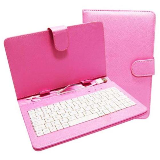Imagem de Capa com Teclado para Tablet 7-8 Polegadas USB-C MJ-02 MJ-03
