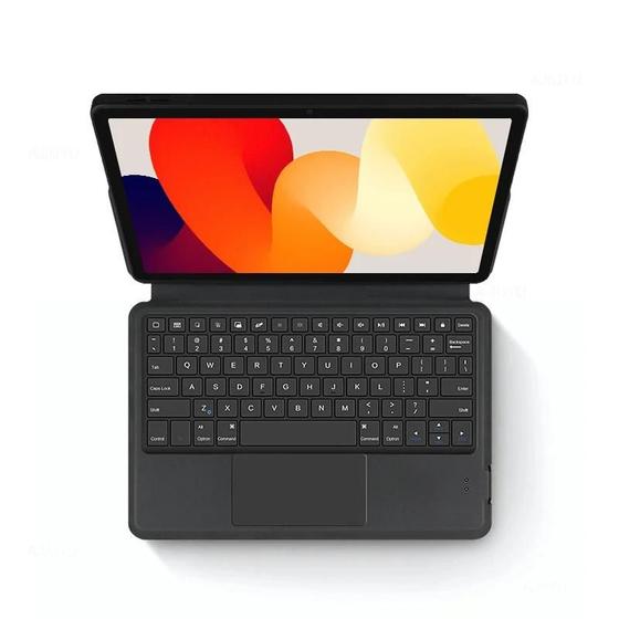 Imagem de Capa Com Teclado Sem Fio E TrackPad Para Tablet XIAOMI RedMi Pad SE 11 Polegadas 2023