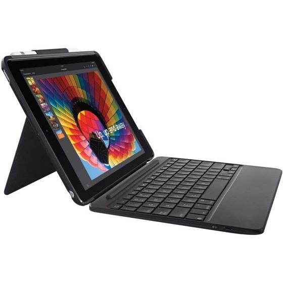 Imagem de Capa com teclado Slim Combo com teclado removível para i P a d (6ª e 5ª g) 920-008983