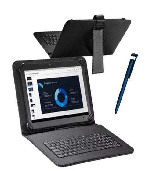 Imagem de Capa Com Teclado Tipo C Para Tablet Galaxy S9fe + Caneta