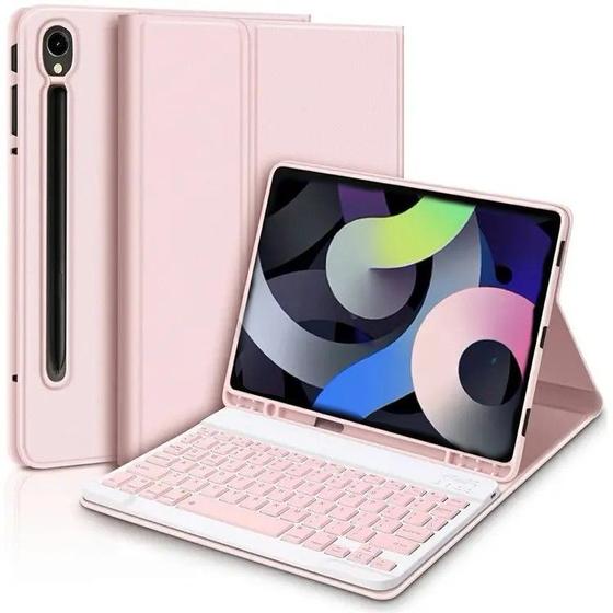 Imagem de Capa Com Teclado Wifi Samsung Galaxy Tab S7/s8/s9 Fe 11 Pol