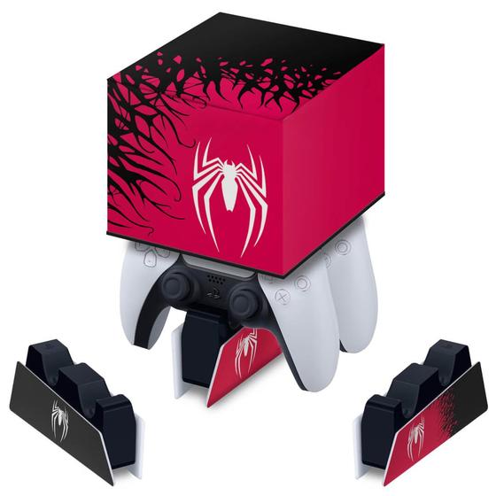 Imagem de Capa compatível Base de Carregamento PS5 Controle - Spider-Man Homem Aranha 2 Edition