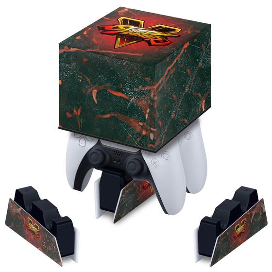 Imagem de Capa compatível Base de Carregamento PS5 Controle - Street Fighter V