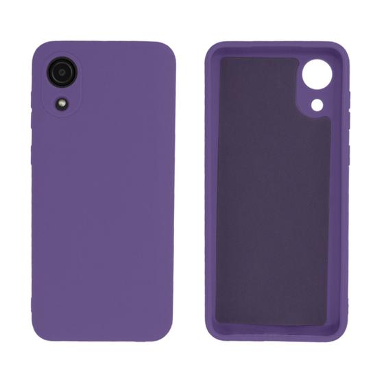 Imagem de Capa Compatível com Galaxy A03 CORE Silicone Premium e Proteção de Câmera Lisa