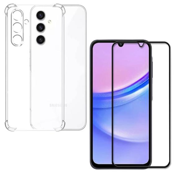 Imagem de Capa Compatível com Galaxy A15 + 2x Películas de Vidro 3D 9D