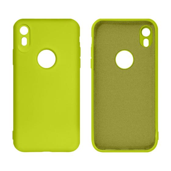 Imagem de Capa Compatível com iPhone XR com Proteção na Câmera e Furo na Maça