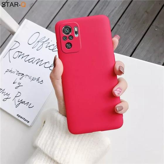 Imagem de Capa compatível com redmi note 10 Capinha emborrachada flexível para xiaomi TPU