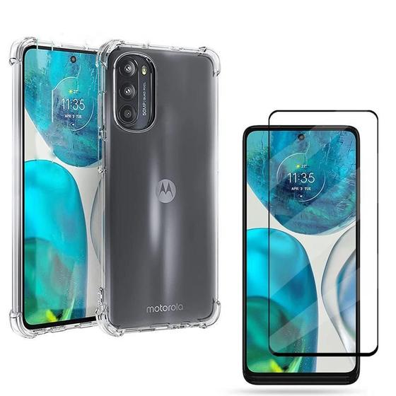 Imagem de Capa Compatível Moto G82 + Pelicula - Transparente