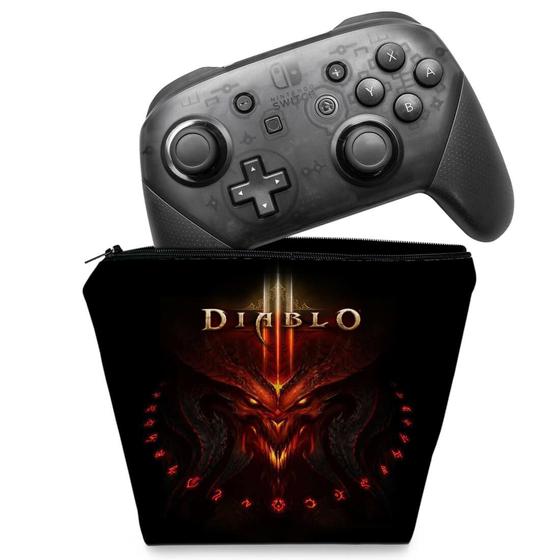 Imagem de Capa Compatível Nintendo Switch Pro Controle Case - Diablo Iii