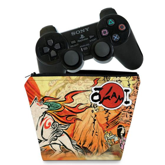 Imagem de Capa Compatível PS2 Controle Case - Okami