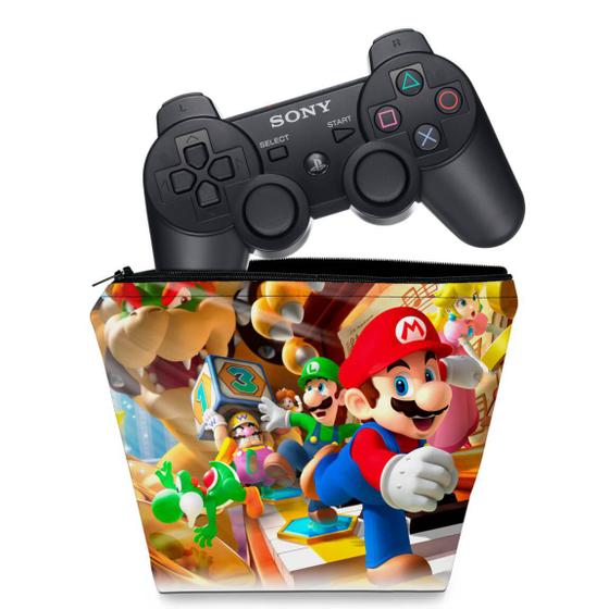 Imagem de Capa Compatível PS3 Controle Case - Mario Party