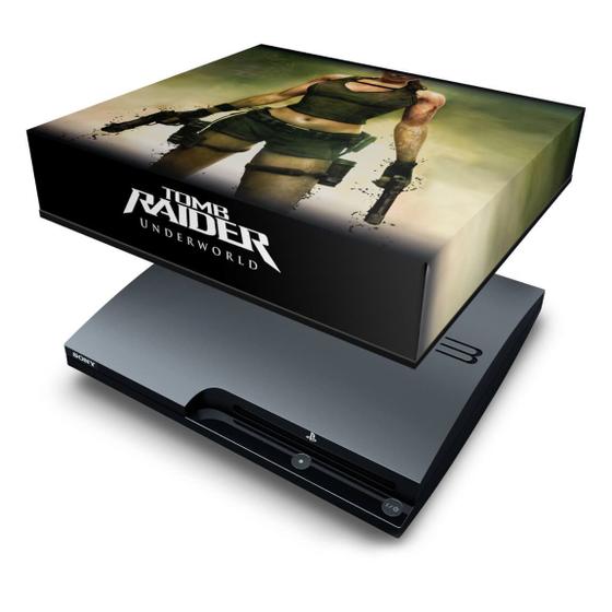 Imagem de Capa Compatível PS3 Slim Anti Poeira - Tomb Raider