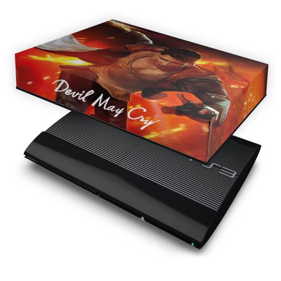 Imagem de Capa Compatível PS3 Super Slim Anti Poeira - Dmc Devil May Cry