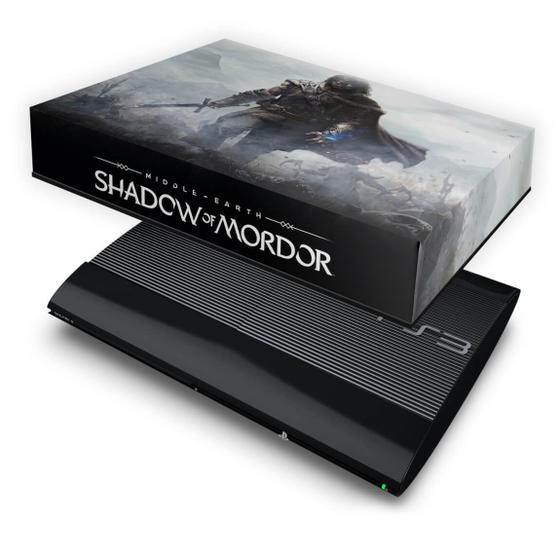 Imagem de Capa Compatível PS3 Super Slim Anti Poeira - Shadow Of Mordor