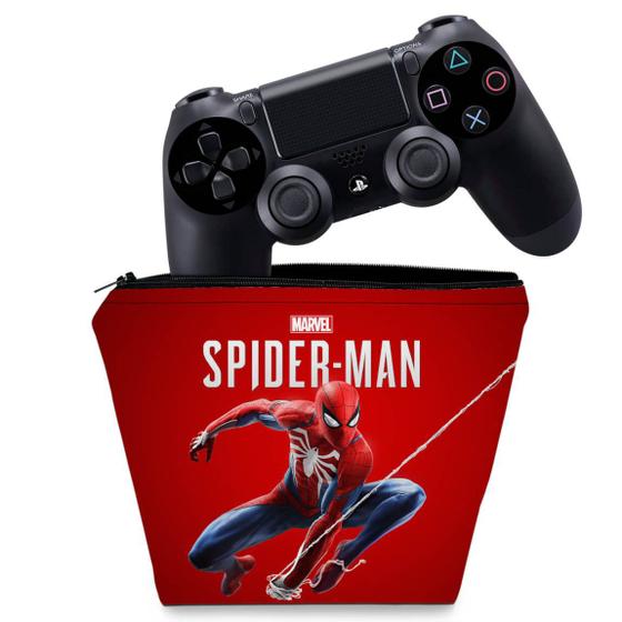 Imagem de Capa Compatível PS4 Controle Case - Homem Aranha Spider-man