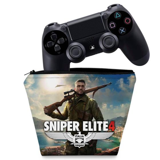 Imagem de Capa Compatível PS4 Controle Case - Sniper Elite 4