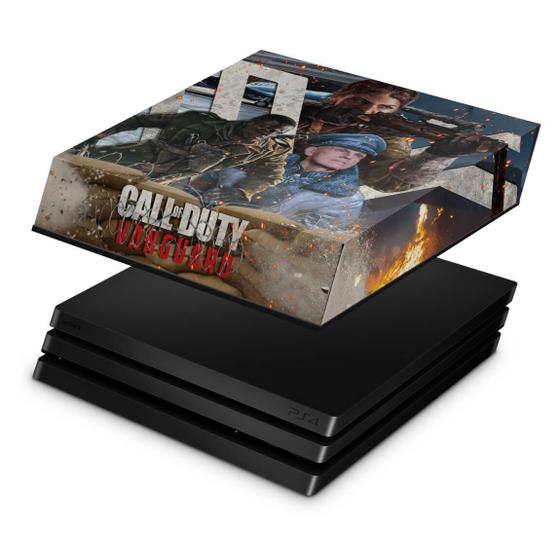 Capa Compatível PS4 Pro Anti Poeira Call of Duty Vanguard Pop Arte