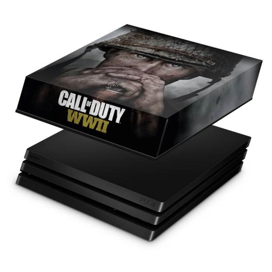 Imagem de Capa Compatível PS4 Pro Anti Poeira - Call of Duty WW2